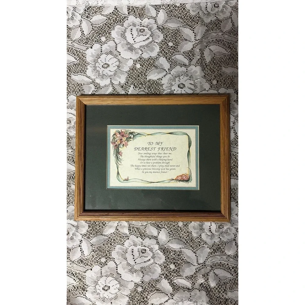 My dear friend picture frame